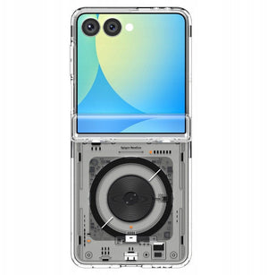 Spigen Galaxy Z Flip 7 Case – Ultra Hybrid Pro (MagFit) – Clear White – product image 27
