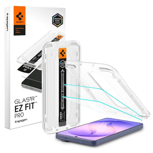 Spigen Galaxy S26 Plus Screen Protector – GLAS.tR EZ Fit Pro (Anti-Reflection, 2 Pack) — product and included components