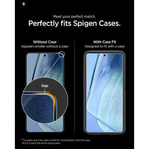 Spigen Galaxy S26 Plus Screen Protector – GLAS.tR EZ Fit Pro (Anti-Reflection, 2 Pack) — product fit, construction or installation view 7