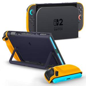 Spigen Nano Pop Nintendo Switch 2 case in Blueberry Navy