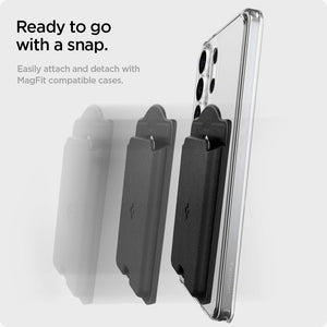 Spigen Valentinus MagFit 3-Card Wallet - Black - image 5