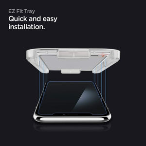 Spigen iPhone 11 / iPhone XR Screen Protector GLAS.tR EZ Fit (2 Pack) view 3