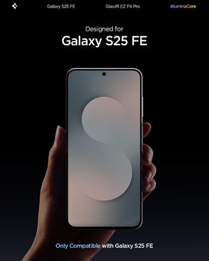 Spigen Galaxy S25 FE Screen Protector - Glas.tR EZ Fit Pro Tempered Glass (2 Pack) - Clear - image 2