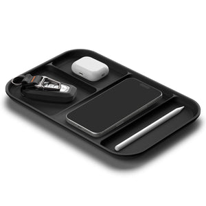 Spigen Sectional Valet Tray with Phone Stand - Black - image 1