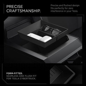 Spigen Tesla Cybertruck Bottom Center Console Organizer Tray - Black - image 6