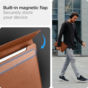 Spigen Valentinus 14-Inch Laptop Sleeve - Classic Brown - image 7