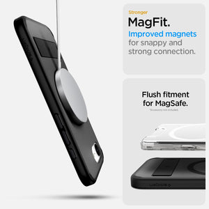 Spigen iPhone 17e / 16e Case Ultra Hybrid S MagFit - Frost Black - image 5