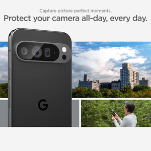 Spigen Glas.tR EZ Fit Optik Google Pixel 9 Pro XL Camera Lens Protector 2 Pack - Crystal Clear - image 3