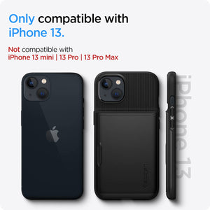 Spigen iPhone 13 Case Slim Armor CS - Black - image 2