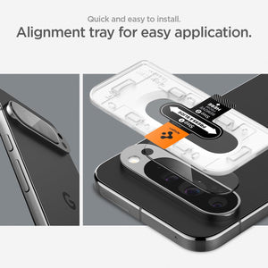 Spigen Glas.tR EZ Fit Optik Google Pixel 9 Pro XL Camera Lens Protector 2 Pack - Crystal Clear - image 5