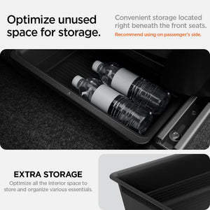Spigen Tesla Model Y Under-Seat Storage Box Organizer - Black - image 5
