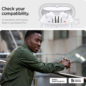 Spigen Galaxy Buds 3 Case - Ultra Hybrid - Jet White - image 2