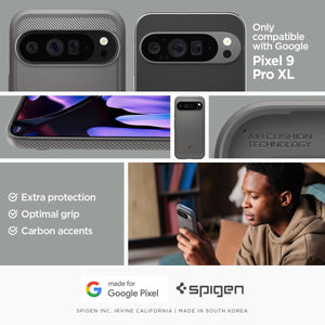 Spigen Rugged Armor Google Pixel 9 Pro XL Phone Case - Marble Gray - image 2