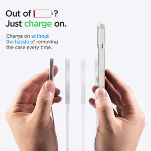 Spigen Ultra Hybrid MagFit iPhone 13 Case - White - image 7
