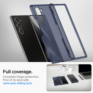 Spigen Galaxy Z Fold 6 Case - Ultra Hybrid Pro – Frost Navy Blue – product image 6