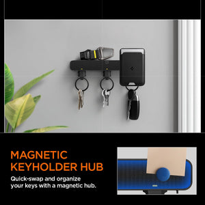 Spigen Life Magnetic Key Holder Hub with Carabiner - Black - image 2