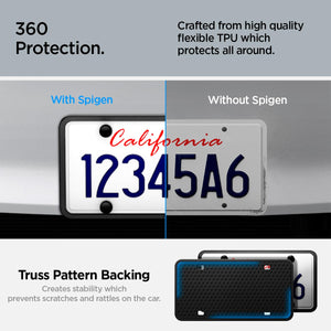 Spigen Universal US License Plate Frame with Installation Kit - Black - image 2