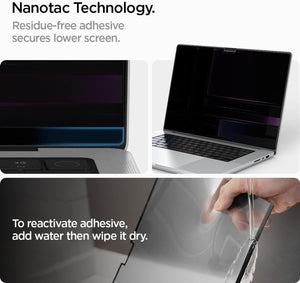 Spigen MacBook Pro 16-inch SafeView privacy screen - Transparency - image 5