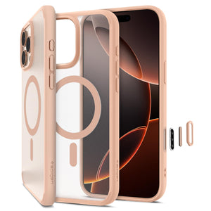Spigen iPhone 16 Pro Case Ultra Hybrid T MagFit - Frost Rose Titanium - image 1