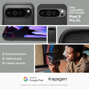 Spigen Rugged Armor Google Pixel 9 Pro XL Phone Case - Matte Black - image 2