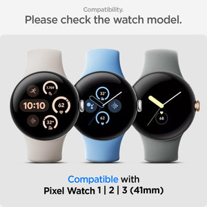 Spigen Pixel Watch 3 2 1 41mm Liquid Air case - Matte Black - image 2