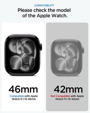 Spigen Thin Fit 360 Apple Watch Series 11/10 46mm Waterproof Case - Black - image 2