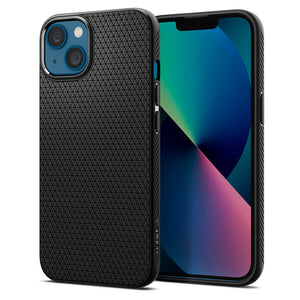 Spigen iPhone 13 Case Liquid Air - Matte Black - image 1