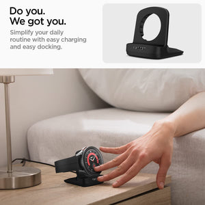 Spigen Galaxy Watch Charger Stand - S353 - Black - image 3