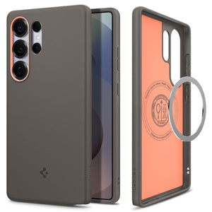 Spigen Galaxy S25 Ultra Nano Pop MagFit case in Papaya Gray
