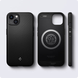 Spigen iPhone 13 Case Mag Armor MagFit - Matte Black - image 7