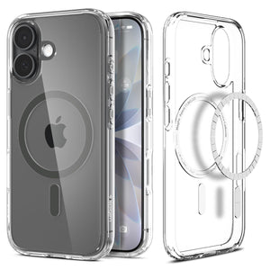 Spigen iPhone 17 Case - Ultra Hybrid (MagFit) - Clear Graphite