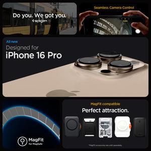 Spigen iPhone 16 Pro Case Liquid Air T MagFit - Matte Black - image 2
