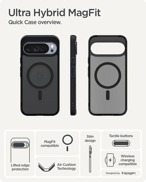 Spigen Pixel 10 Pro / Pixel 10 Case – Ultra Hybrid (MagFit) - Frost Black - image 3