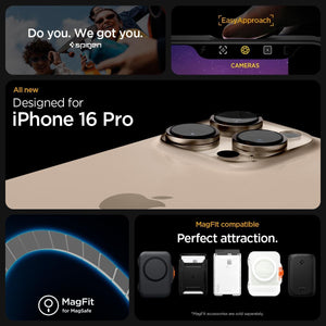 Spigen iPhone 16 Pro Case Ultra Hybrid MagFit - Frost Rose Titanium - image 2