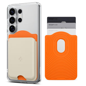 Spigen Nano Pop MagFit 3-Card Wallet - Orange Beige - image 1