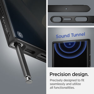 Spigen Galaxy S22 Ultra Case - Liquid Air - Matte Black - image 7