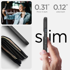 Spigen iPhone 14 Case Slim Armor CS - Black - image 2