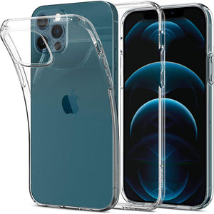 Spigen Liquid Crystal iPhone 12 / 12 Pro Case - Crystal Clear - image 1
