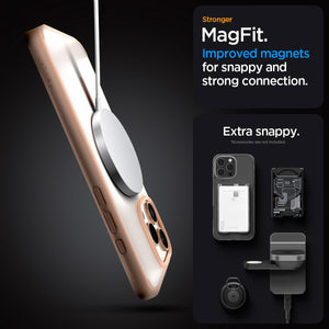 Spigen iPhone 16 Pro Case Ultra Hybrid MagFit - Frost Rose Titanium - image 5