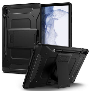 Spigen Galaxy Tab S8 Plus / S7 Plus Case - Tough Armor Pro - Black - image 1