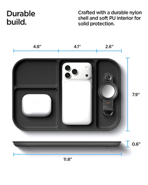Spigen Sectional Valet Tray with Phone Stand - Black - image 7