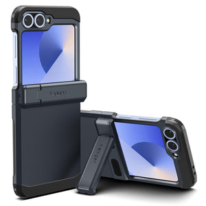 Spigen Galaxy Z Flip 7 FE / Z Flip 6 Case - Tough Armor Pro - Metal Slate image 1