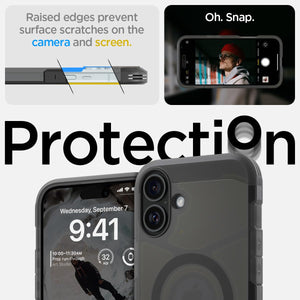 Spigen iPhone 16 Case Tough Armor MagFit - Frost Black - image 6