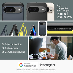 Spigen Tough Armor Google Pixel 9 Pro / Pixel 9 Kickstand Case - Metal Slate - image 2