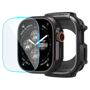 Spigen Rugged Armor Apple Watch Ultra 3/2/1 49mm Case with Glass - Matte Black - image 1