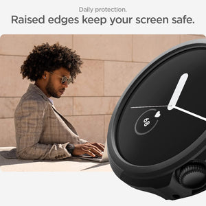 Spigen Pixel Watch 3 2 1 41mm Liquid Air case - Matte Black - image 5