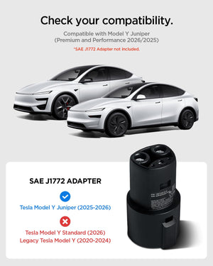 Spigen Tesla Model Y Juniper J1772 Adapter Door Dock - Black - image 2