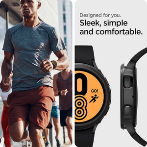 Spigen Galaxy Watch 5 / 4 44mm Case - Liquid Air - Matte Black – image 3