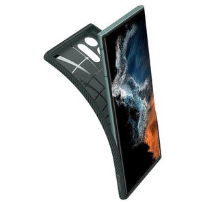 Spigen Galaxy S22 Ultra Case - Liquid Air - Abyss Green - image 3