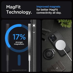 Spigen iPhone 15 Pro Max Case Mag Armor MagFit - Matte Black - image 5